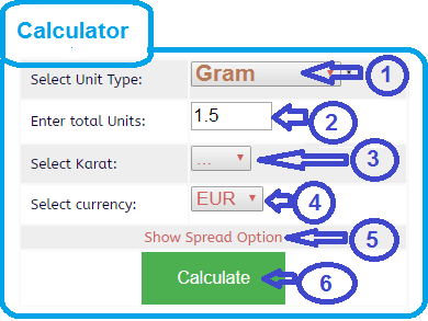 calculator gram grams converter