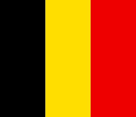 Flag of  belgium