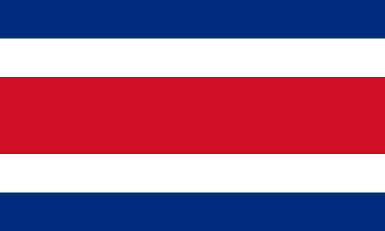 Flag of  costa-rica