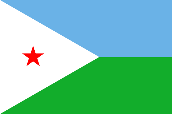 National Flag of Djibouti