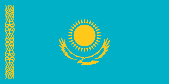 National Flag of Kazakhstan