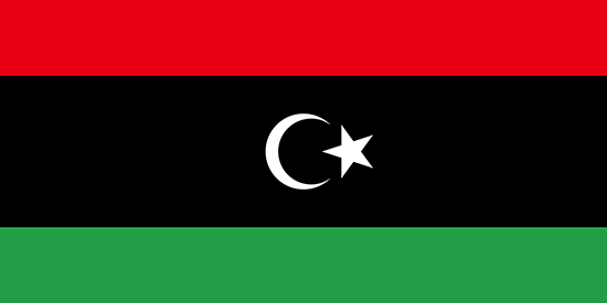 Flag of  libya