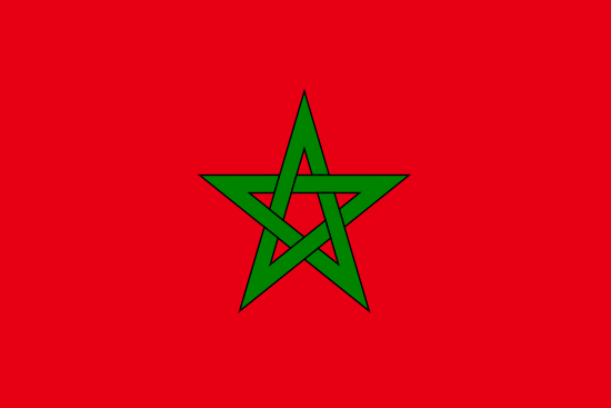 Flag of  morocco