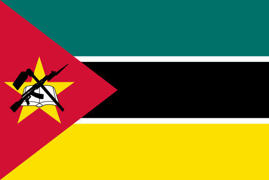 Flag of  mozambique