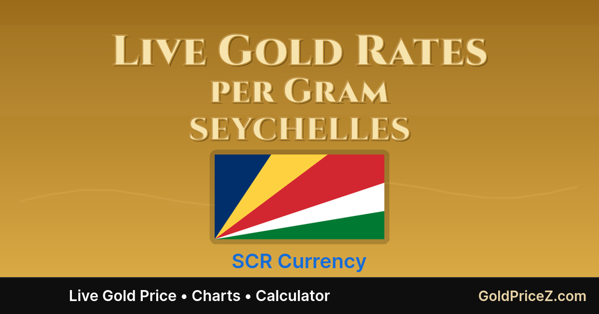 Sc Gold Gold Price per Gram in Seychelles (SCR) Today
