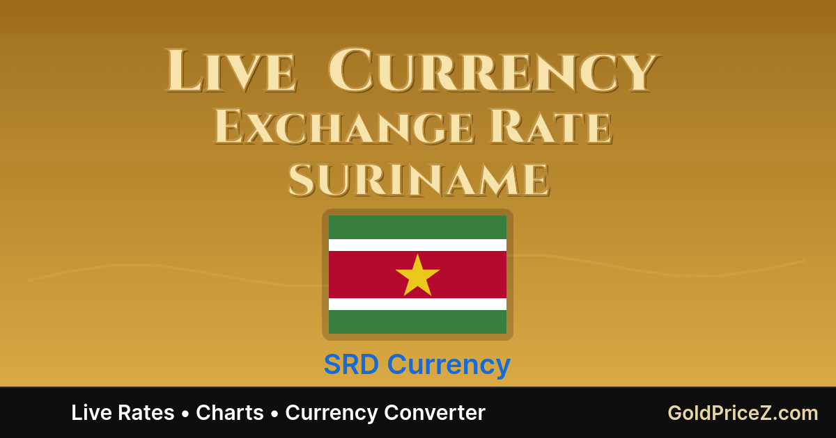 Wisselkoers van Surinaamse dollar (USD/SRD) vandaag in Suriname
